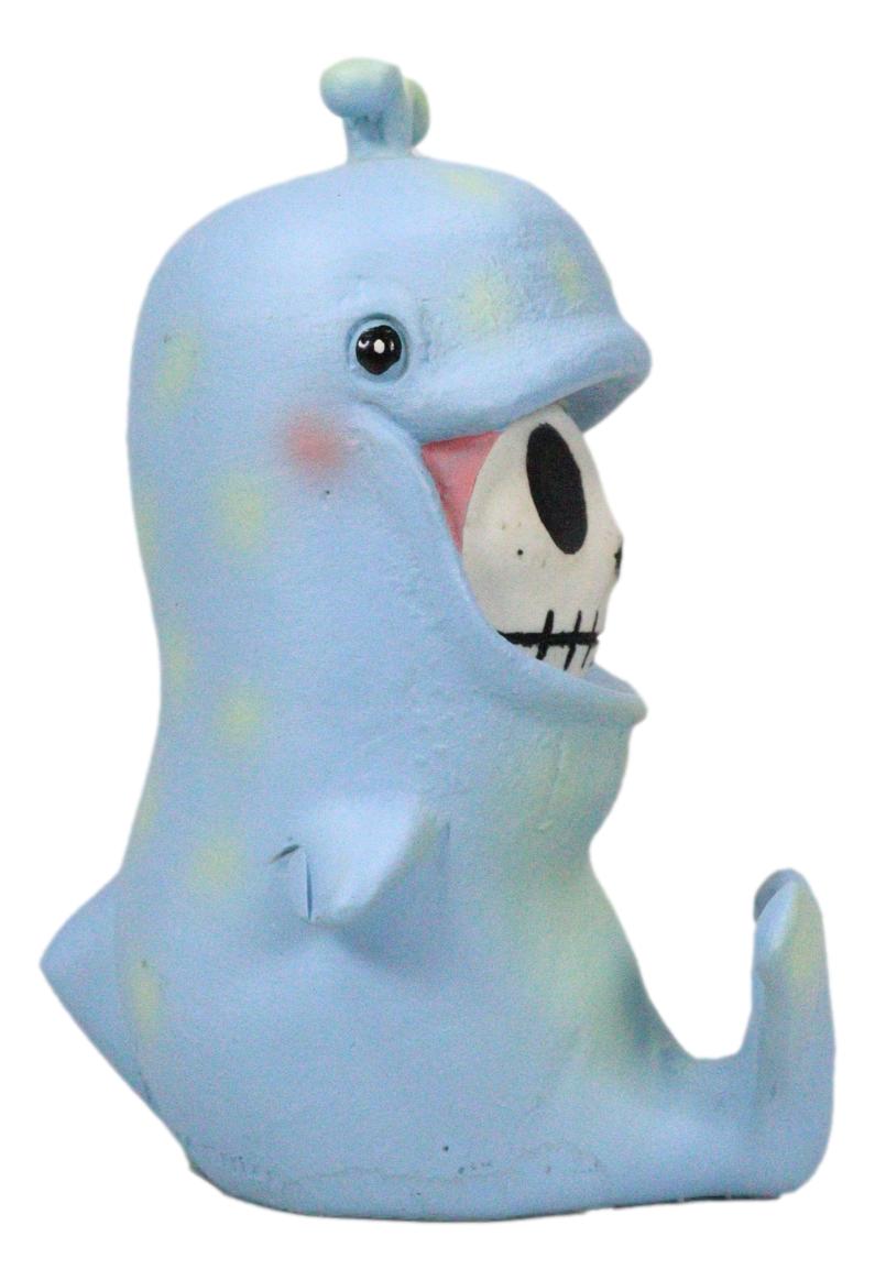 Furry Bones Moby Dick The Whale Skeleton Monster With Purple Octopus Figurine