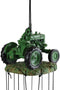 Ebros Old Fashioned Vintage Country Farm Green Tractor Model Wind Chime Garden