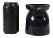 Wicca Purple Constellation Stars And Moon Purple Essential Oil Burner Wax Warmer