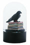 Day Of The Dead Edgar Allan Poe Raven Bibliography Glitter Water Globe Figurine