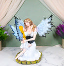 Motherhood Motherly Love And Affection Fairy Mother Embracing Daughter Figurine