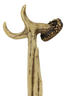 22" Wide Western Rustic Hunters Stag Deer Antlers Wall Towel Bar Rack Hooks