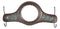 Western Turquoise Horse Saddle Wall Mirror W/ Towel Hooks In Faux Tooled Leather