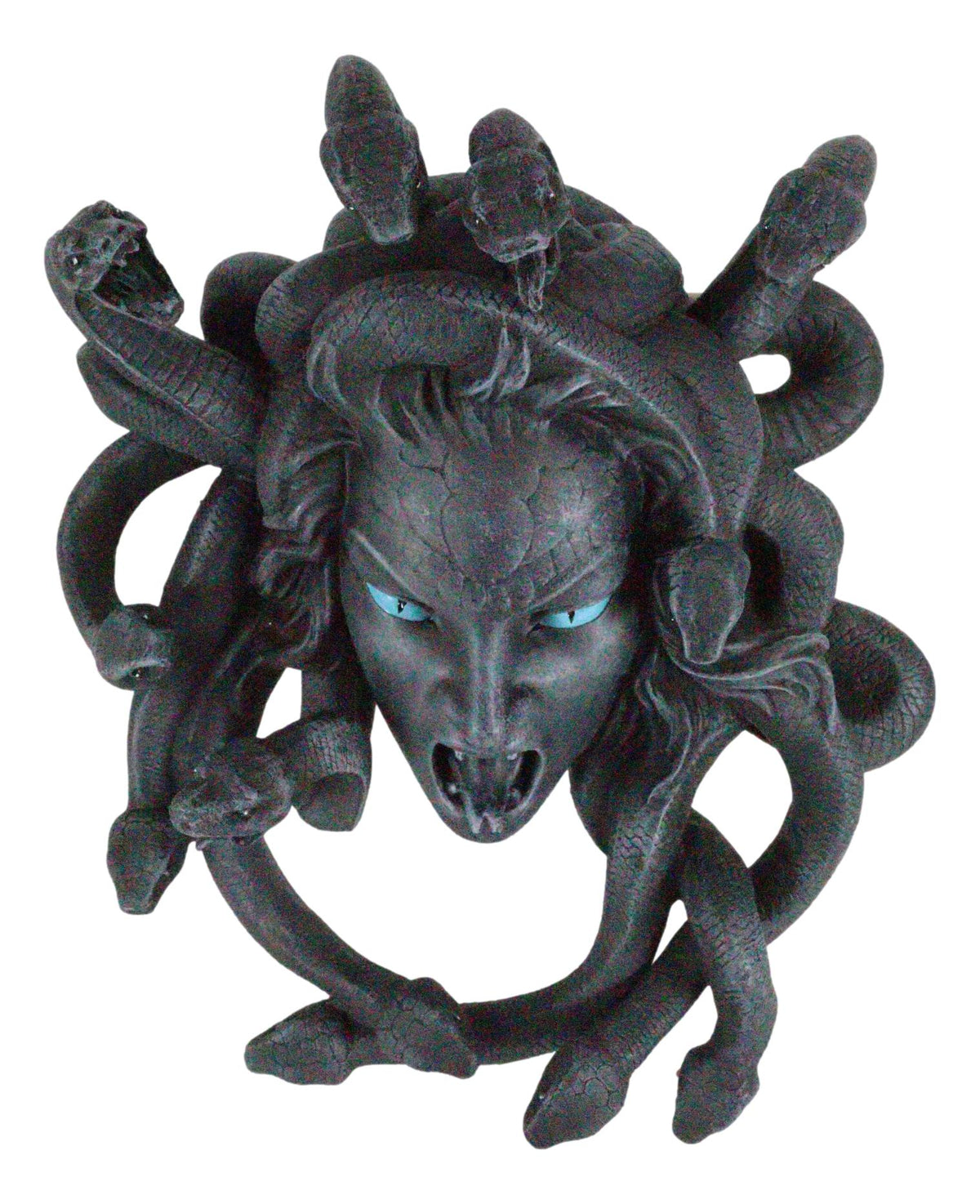 Ebros Greek Mythology Gorgon Goddess Medusa Head with Hair of Snakes Wall Decor - Ebros Gift