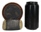 Rustic Western Pistol Revolver Gun Coaster Set With 4 Braided Ropes Coasters