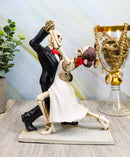 Skeleton Wedding Couple Dancing Day of the Dead Dia de Los Muertos Figurine