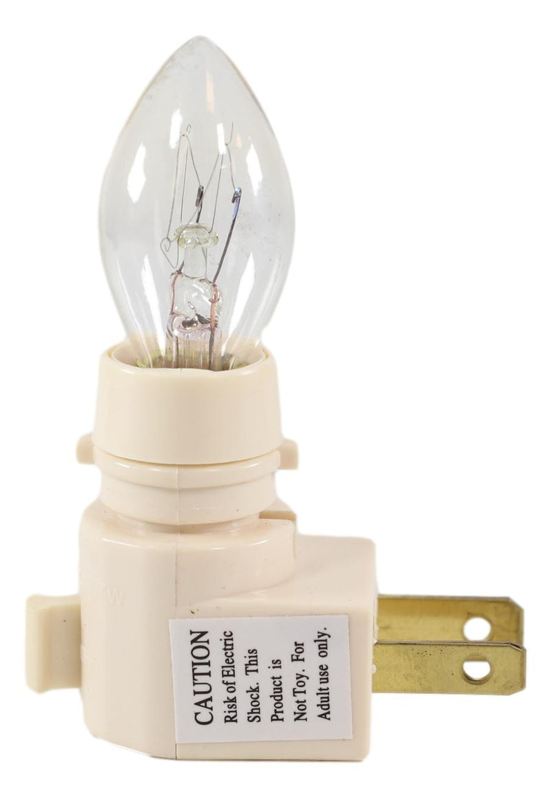 Rustic Western Bison Bull Cow Skull Faux Birchwood Wall Plug In Night Lights