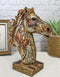 Faux Driftwood Equine Beauty Mustang Horse Head Desktop Plaque Sculpture 8.25"H