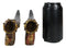 Set of 2 Rustic Western Buffalo Bison Ox Cattle Horns Barn Door Bar Pull Handles