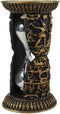 Ebros Egyptian Royal Insignia Hieroglyphic Sandtimer Desktop Figurine 6.25"H