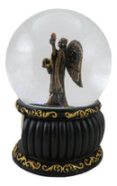 Christian Holy Archangel Saint Uriel Angel Of Light Glitter Water Globe Figurine
