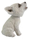 Ebros Wildlife Cries of The Night Howling White Snow Wolf Bobblehead Figurine