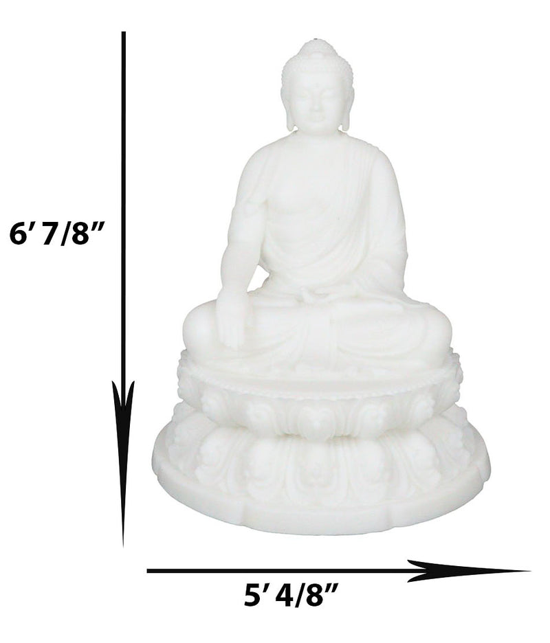Enlightenment Buddha Shakyamuni Sitting In Royal Meditation Pose Zen Figurine