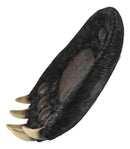 Rustic Large Black Bear Paw With Claws Fruit Platter Candy Treat Bowl Plate 12"W