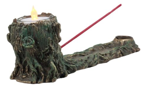 Forest Ent Nature Tree God Greenman Votive Candle Holder Incense Burner