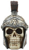 Praetorian Guard Roman Helmet Skull Statue 8.25"H Emperor Caesar Skull Figurine