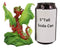 Ebros Fantasy Green Thumb Exotic Dragonfruit Dragon Statue Fairy Garden Collectible
