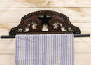 Cowboy Western Rustic Bootcut Scroll Lace Lone Star Wall Hand Towel Holder Roll