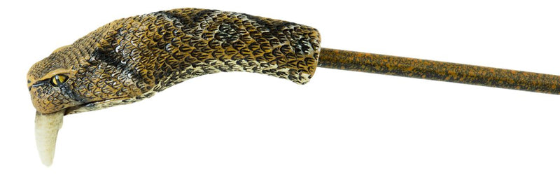 Wild Snake Rattlesnake Fangs Long Reach Hand Back Itch Scratcher Figurine 23"L