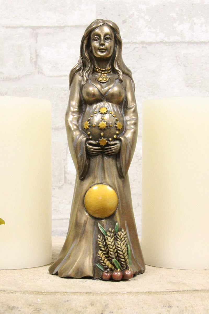 Ebros Celtic Sacred Lunar Cycle Triple Goddess Statue (Mother) 6.5" Height