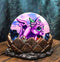 Fire Ice Water And Earth Elemental Dragon Hatchlings Egg Fantasy Coaster Set