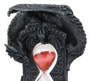 Invertible "Chronos" Gothic Twin Dragons Sand Timer Figurine Dragon Hourglass 8"