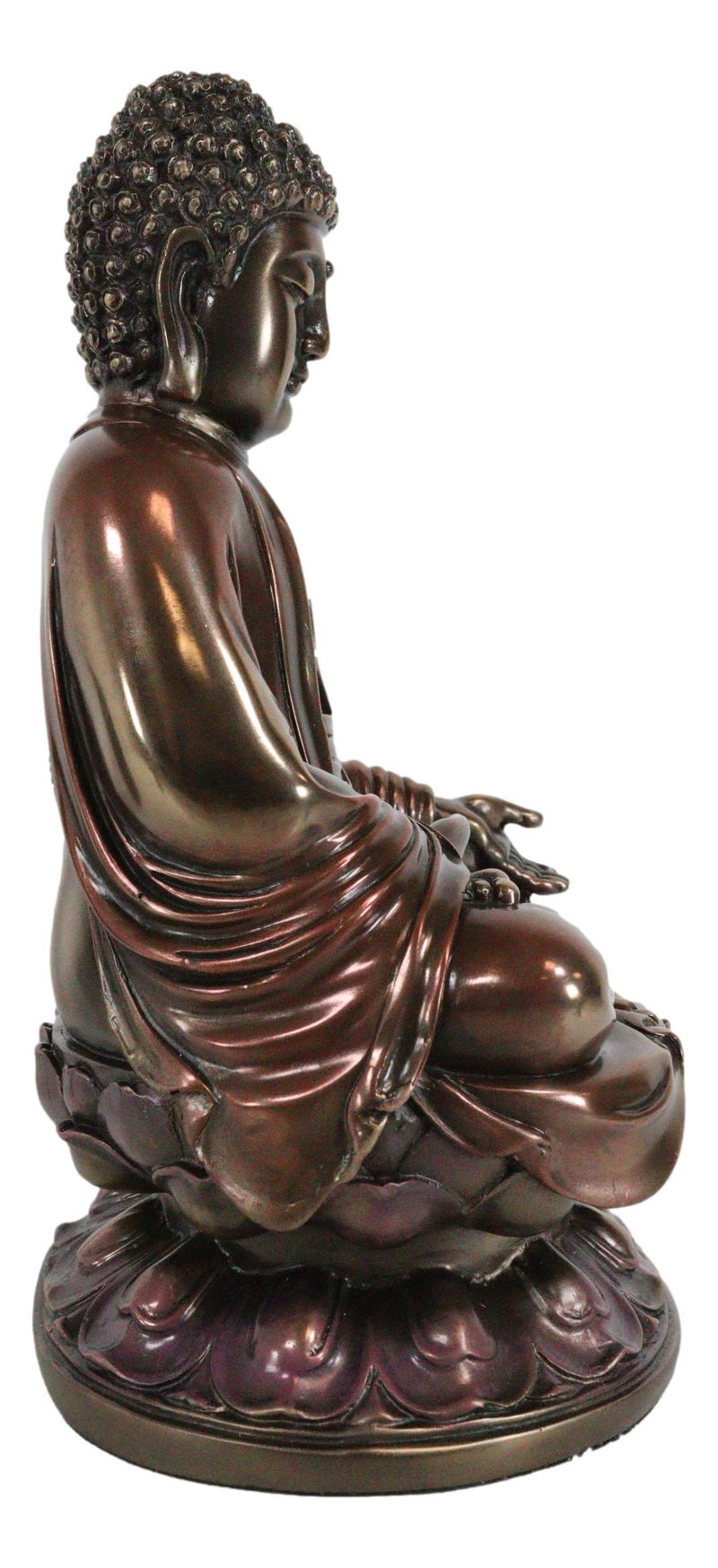 Ebros Eastern Enlightenment Buddha Sakayamuni Meditating on Lotus Seat 10"H