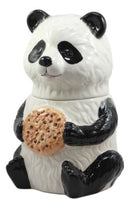 Ebros The Kung Fu Dragon Warrior Giant Panda Ceramic Cookie Jar Collectible Figurine
