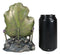 Bodhisattva Buddha Kuan Yin Seated on Lotus In Meditation Sculpture Statue