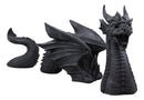 Swimming Castle Moat Dragon Lawn Garden Centerpiece Statue 3 Piece 21"L Total