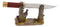 Rustic Quail Hen Bird Display With Decorative Shotgun Shell Knife Statue Set
