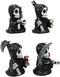 Ebros Time Waits for No Man Mini 4" Tall Chibi Grim Reapers Figurines Set of 4