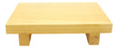 Japanese Korean Sashimi Sushi Kimbap Geta Bamboo Wood Serving Plate 10"L 2-Pack