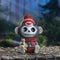 Ebros Furrybones Sock Munky Figurine in Stuffed Sock Monkey Costume 3 Inch Tall