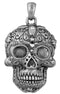 Ebros Day Of The Dead Tribal Sugar Skull Pendant Jewelry Necklace Lead Free