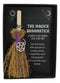 Wicca Occult Witch Broom Magick Broomstick With Pentagram Pendant Lucky Charm