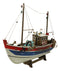 Ebros 17" Long Wooden Handicraft Nautical Vessel Boat Model with Wood Base Stand - Ebros Gift