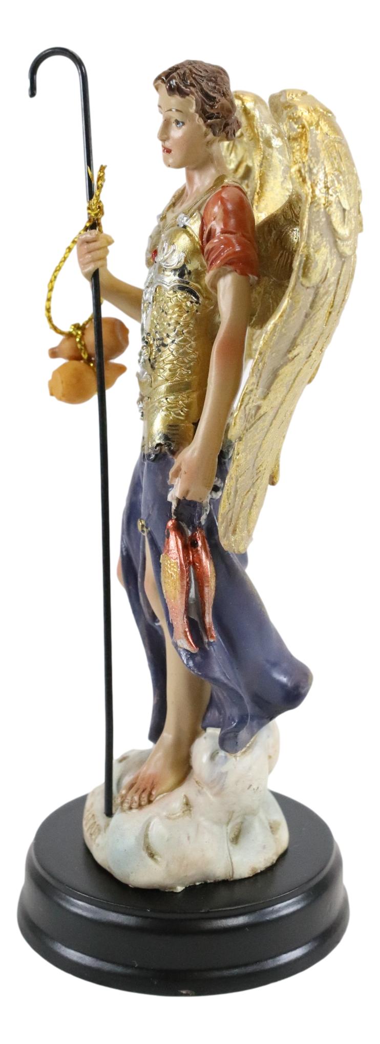 Archangel Raphael God's Healing 5" Inch Holy Religious Figurine Altar Sculpture - Ebros Gift
