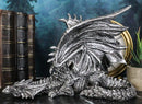 Silent Killer Gothic Prowling Dragon With Open Wings Shelf Sitter Figurine