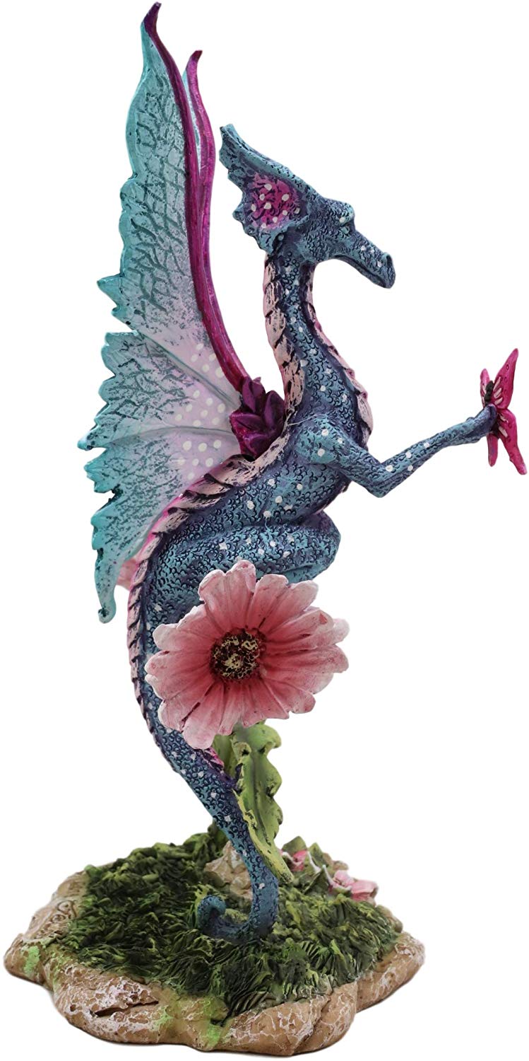Ebros Butterfly Daydream Meadow Fairy Dragon Butterflies Figurine by Amy Brown