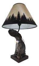 Wings Of Glory Soaring Bald Eagle Table Lamp 20" Tall Patriotic Lighting Accent