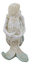 Ebros Nautical Goddess Mermaid Maiden Resting Decorative Crushed Glass Art Figurine 7.75"H