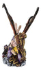 Butterfly Kisses Fall Maple Leaf Fairy With Golden Butterfly Statue 6"Long