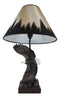 Wings Of Glory Soaring Bald Eagle Table Lamp 20" Tall Patriotic Lighting Accent
