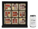 Ebros Frank Lloyd Wright Unity Temple Skylight Stained Glass Art Desktop Plaque 10" H X 10" W