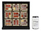 Ebros Frank Lloyd Wright Unity Temple Skylight Stained Glass Art Desktop Plaque 10" H X 10" W