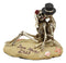 Ebros Love Never Dies Shipwrecked Castaway Wedding Skeleton Hot Couple Making Out by The Beach Statue 5.25" Long Day of The Dead Decorative Valentine Skeleton Lovers Kissing Figurine