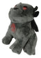 Ebros Winged Demonic Bulldog Gargoyle Chimera Eye of Horus Luxe Soft Plush Toy Doll