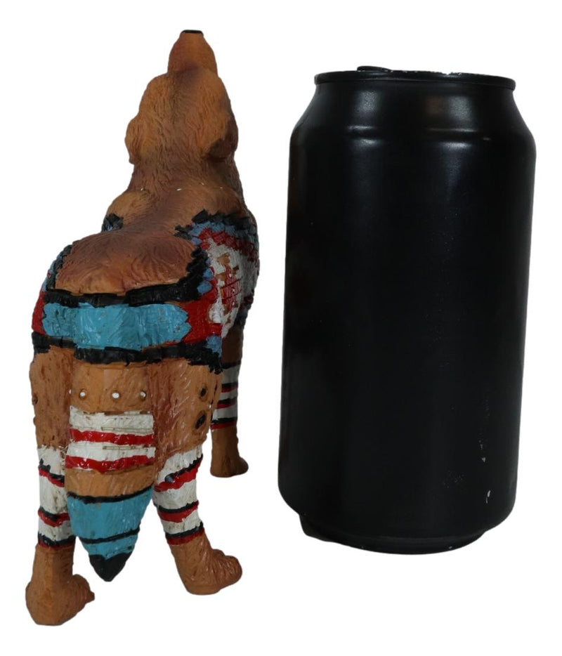 The Wolf Spirit Collection Totem Wolfpack Figurine Howling Wolf 6.25"L
