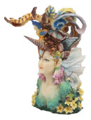 Coastal Decor Lady Unicorn Statue 8"Tall Josephine Wall Mermad Fairy Figurine